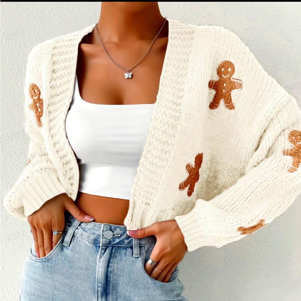 Gingerbread man sweater